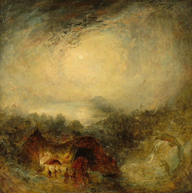 Joseph Mallord William Turner, The Evening of the Deluge, circa 1843, Collection of the National Gallery of Art, Washington DC